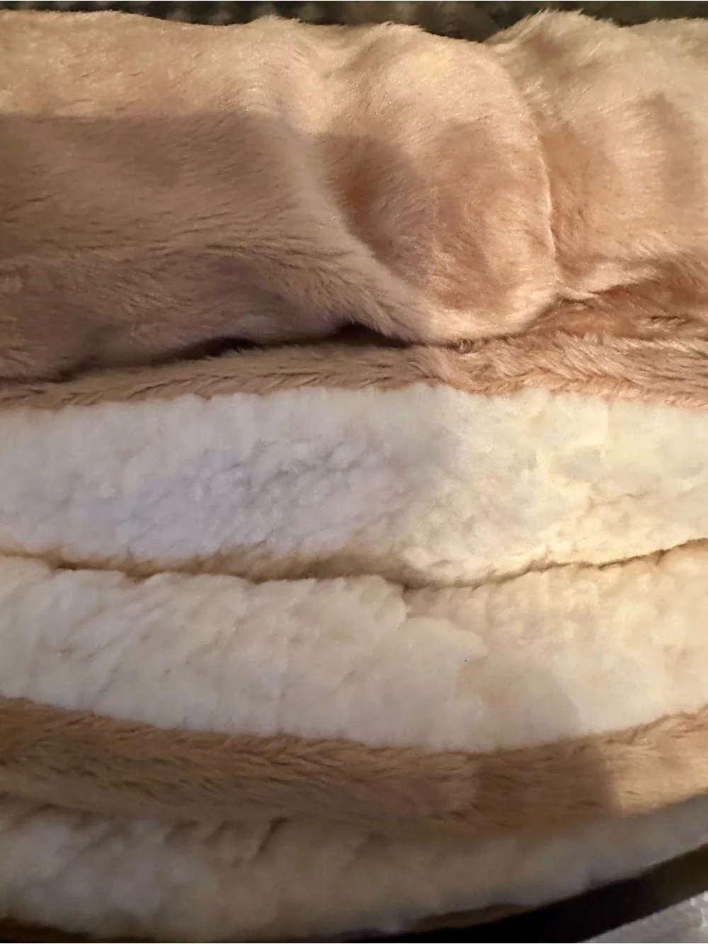 Perfectly Plush Ultimate Blanket - Beige Sherpa Throw